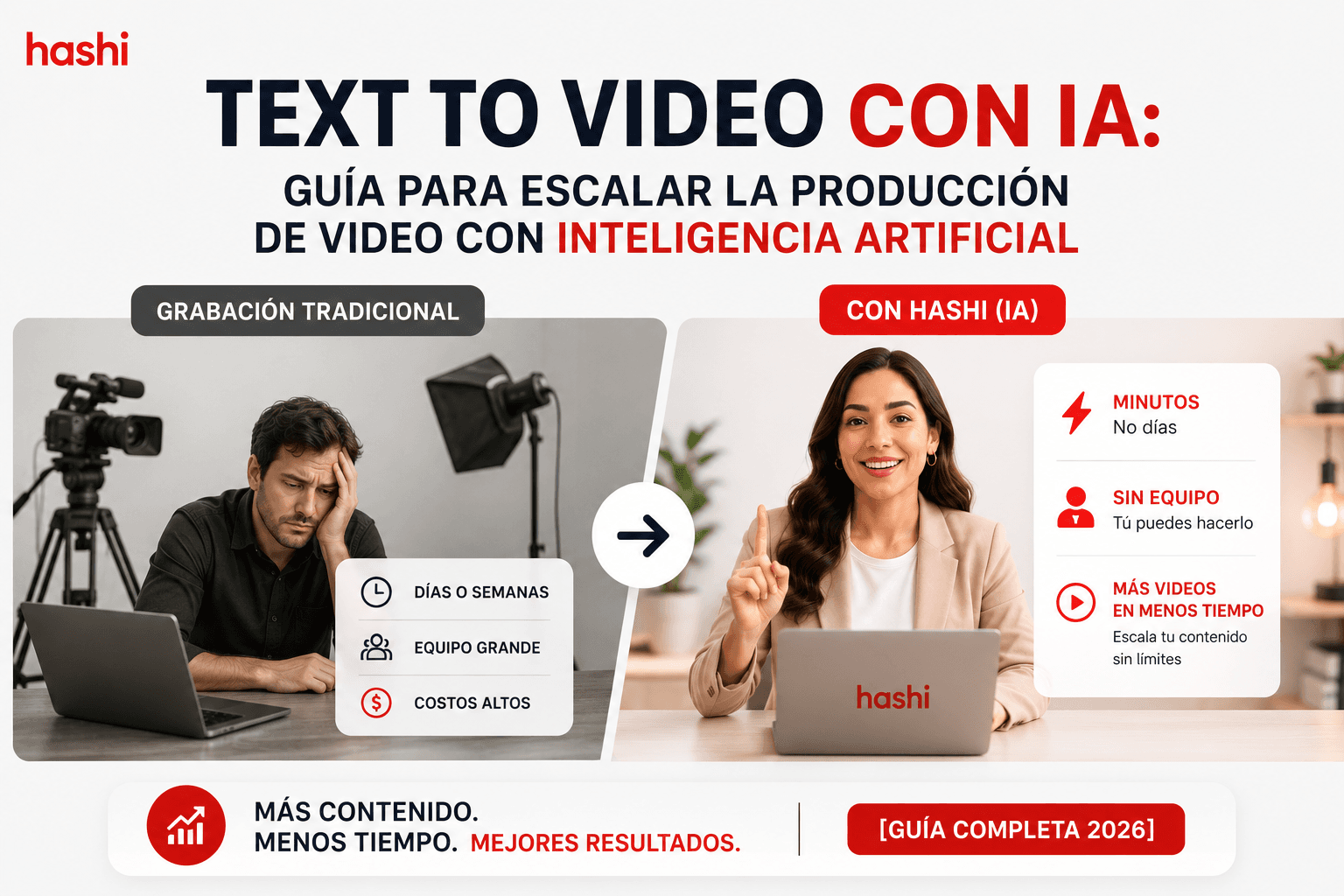 Guía para escalar la producción de video con inteligencia artificial