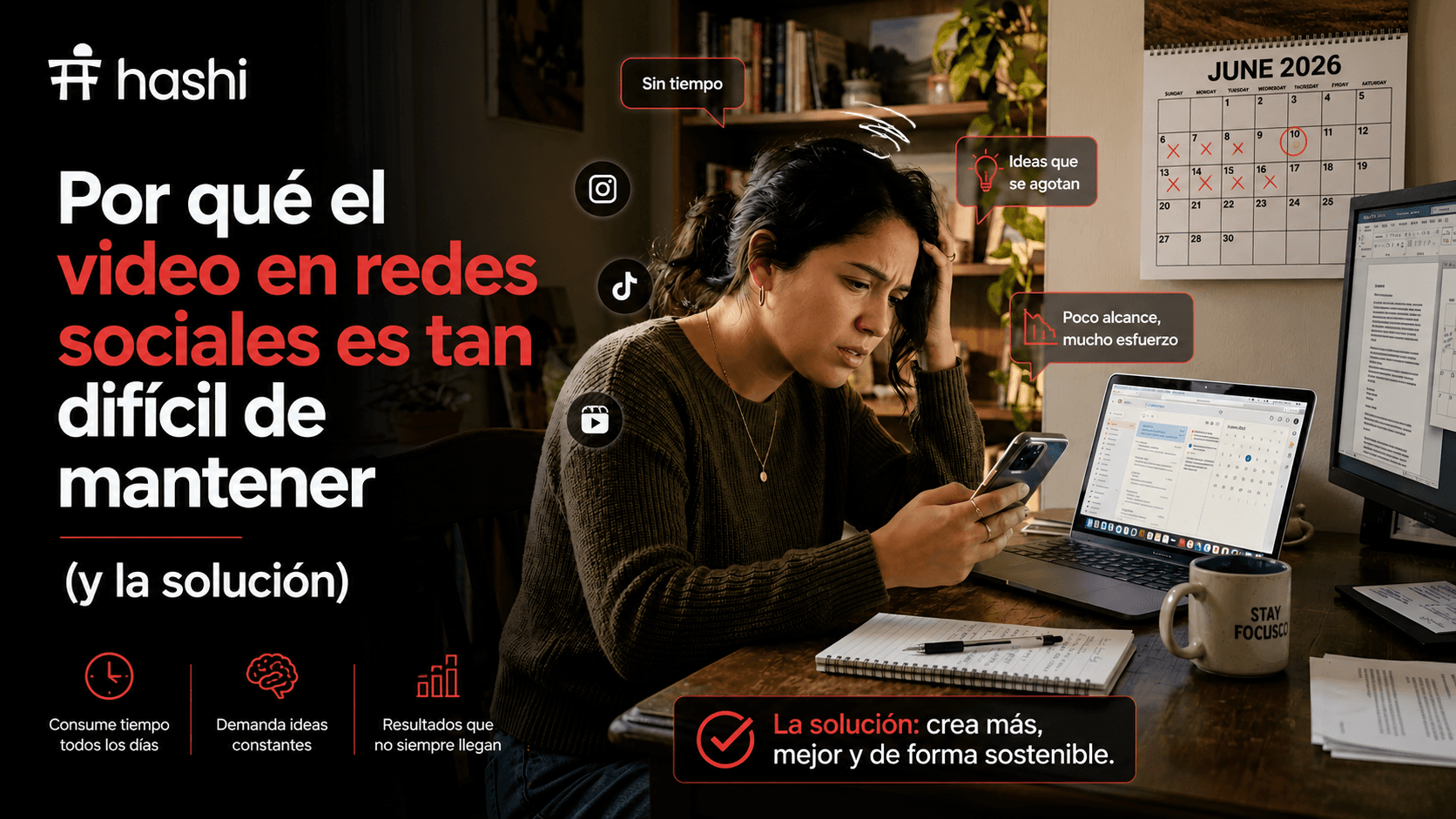 Por qué el video en redes sociales es tan difícil de mantener (y la solución)